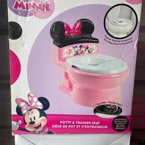 Disney Minnie Mouse Pink Potty & Trainer Seat